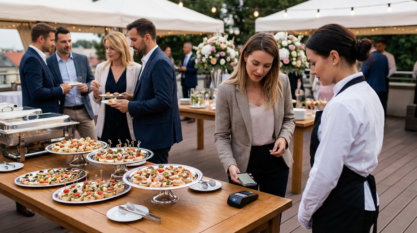 Catering event payment