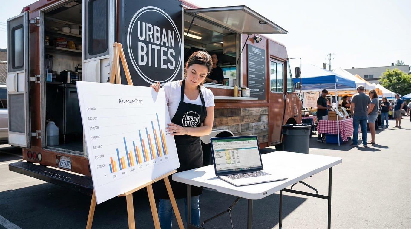 Forecasting revenue, budgeting, and profitability for food businesses