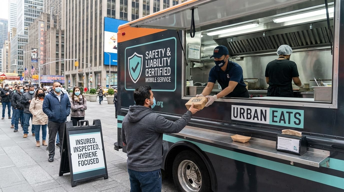 Liability insurance for mobile food