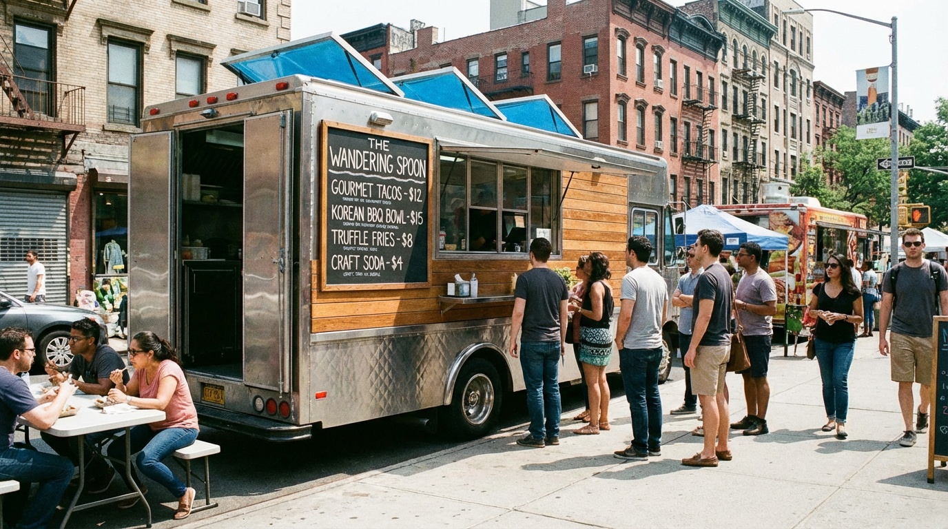Food truck menu pricing